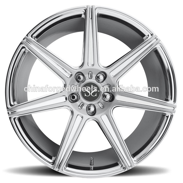 Hyper Silver Car Rims 21 inch Customized For Audi A7/ 21" Forged Alloy Wheels Rims