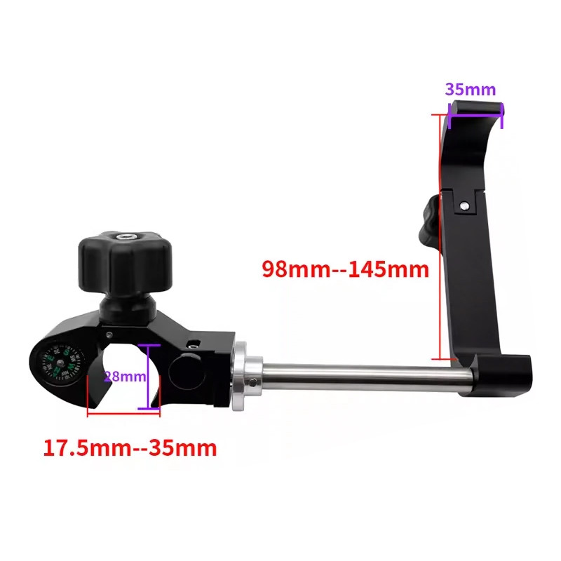 Mount Bracket Tablet Notebook Handbook Open Data Collector Pole Clamp Holder for GPS GNSS surveying