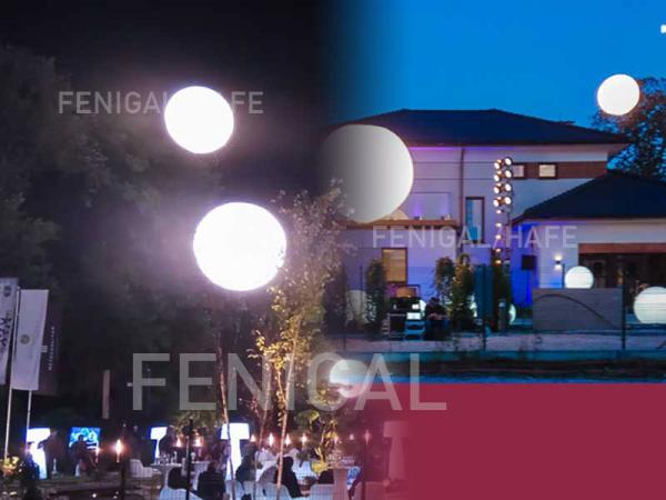 Film Television Inflatable Led Balloon For Commercial Uplighting Movie