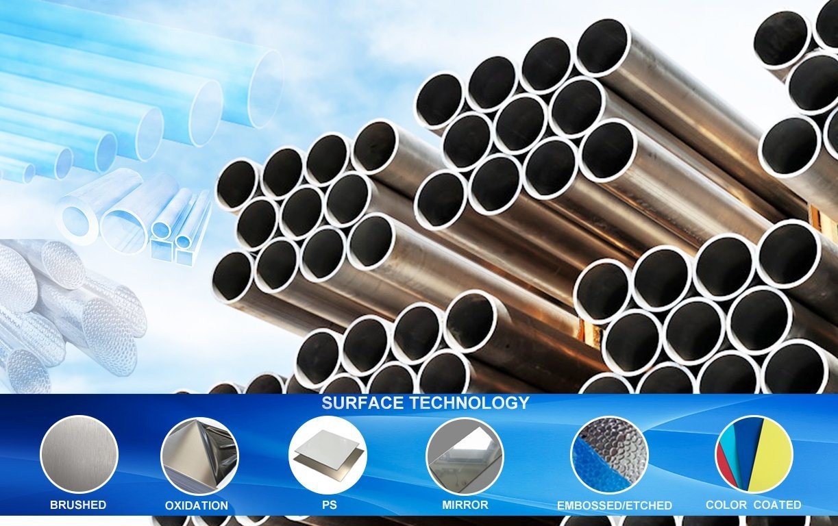 Mill Color Aluminum Seamless Tube Pipe SB-241 5083 H112 0.1-500mm
