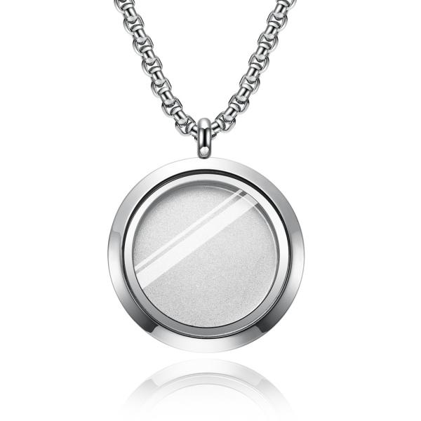 Circle Shape Stainless Steel Pendants Necklaces Men's Necklace with Mould Making