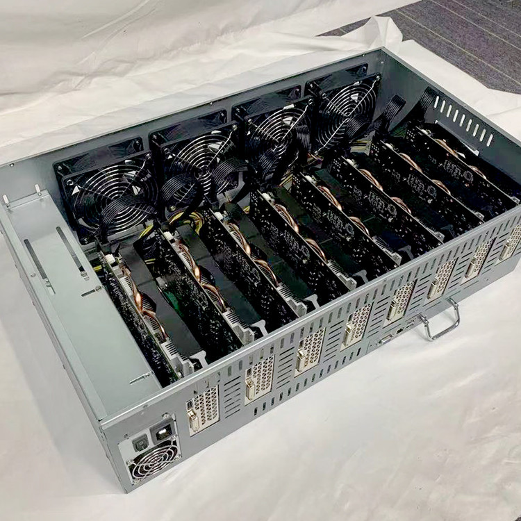8 Cards Ethereum Mining Device 1660S 2060S 3060 3060Ti 3070 588 5700 Graphics Card