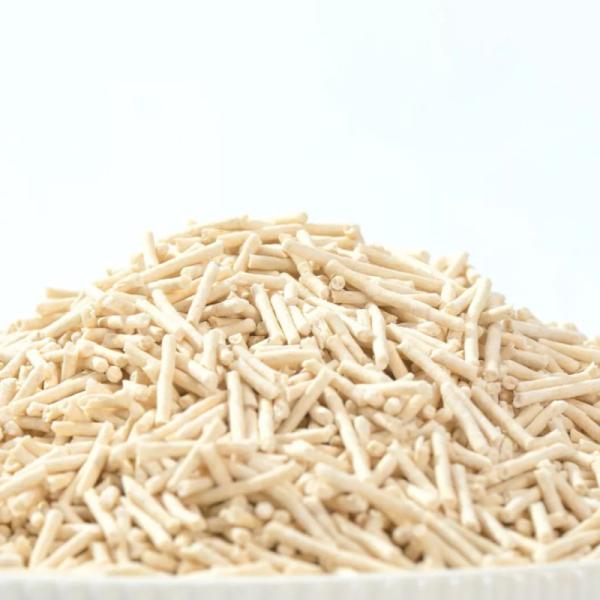 Quality Soybean Cat Litter Dust Free Strip Shape for Easy Cleaning and Odor Control for sale