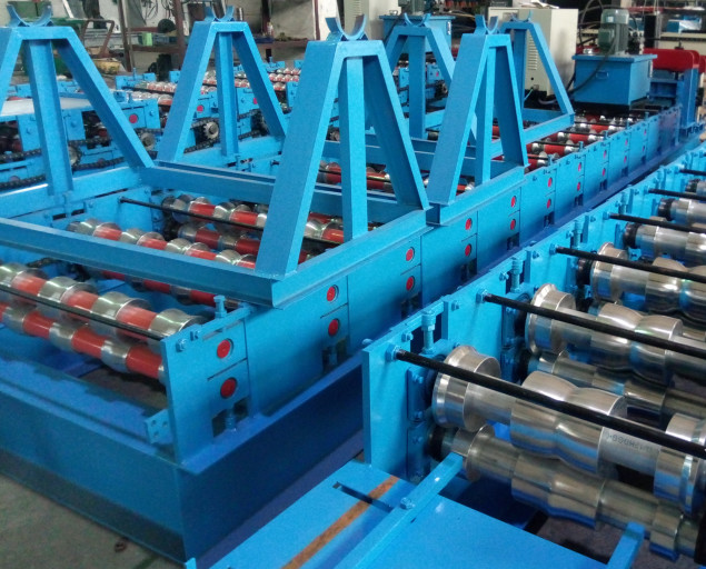  Glazed Tile Cold Bending Machine Full Automatic Delta PLC Control And Hydraulic Cutting Blade Material 12CrMoV Manufactures
