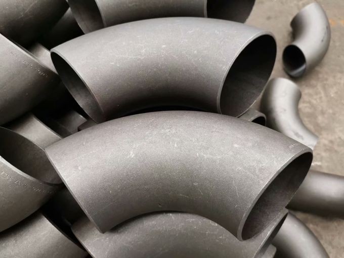 ASME B16.9 Butt Welded Pipe Fittings SCH10 SCH20 STD SCH40 SCH80 Black Steel Elbow 5