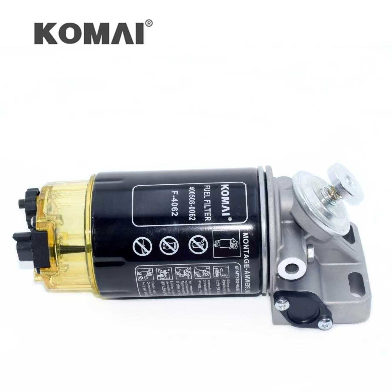 KOMAI Fuel Filter Bolw Filter Glass 110964-00035 110964-00020 400403-00397 110964-00022 400508-00062 Filter Cup for DOOSAN DAEWOO DX 160 W-3