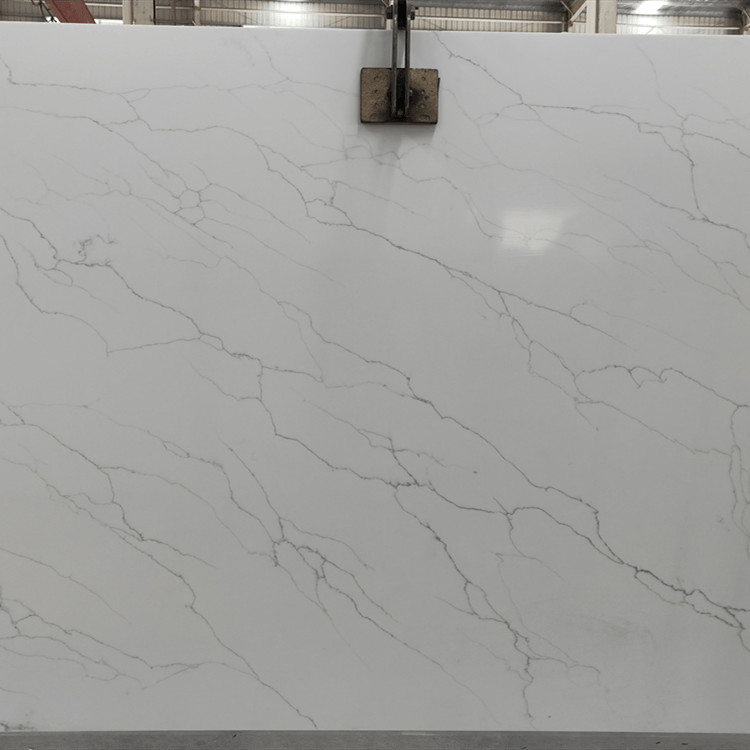 93% Quartz Stone Sheet Engineered Quartz Slab Calacatta Gold Quartz Stone Slab