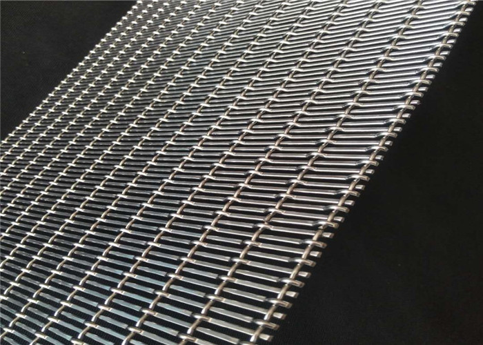 Plain Weave Metal Fabric Stainless Steel Woven Wire Mesh Decorative For Cabinets