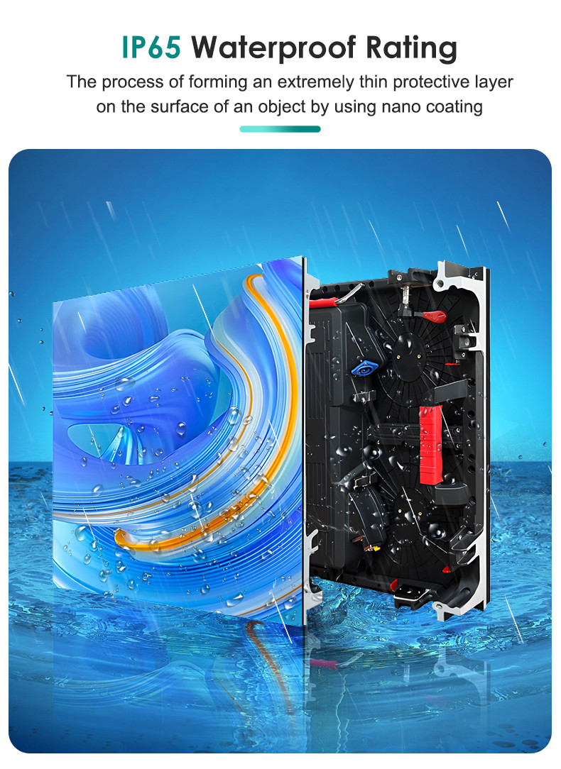 1920Hz Cabinet LED Display P3.91 Modular TV Screen Panels 8000cd/m2 For Concert Halls