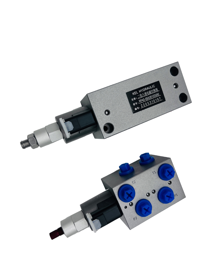 K28DCF08-10-210-27ER 27V hydraulic solenoid control valve 8 way steel solenoid valves