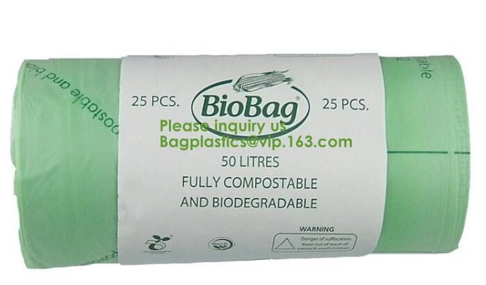 gallon biodegradable and compostable kitchen trash bag,Eco Friendly Biodegradable Packaging Bags 100% Compostable Plasti