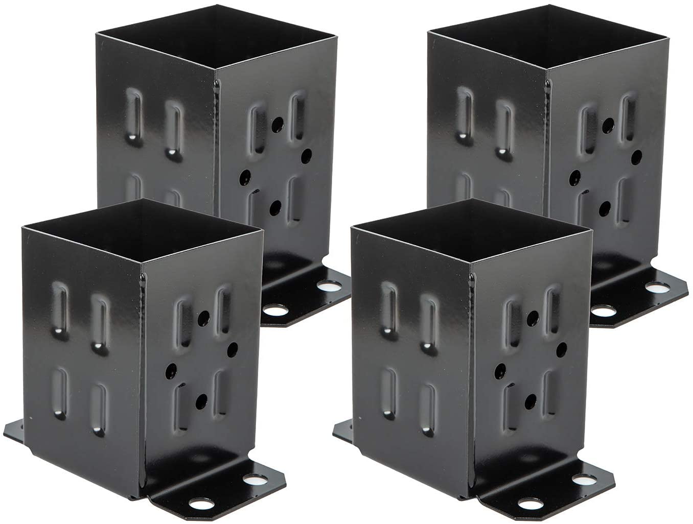 Nonstandard Heavy Duty 4x4 Concrete Anchors for Securing Wood Fence Post Mailbox Base