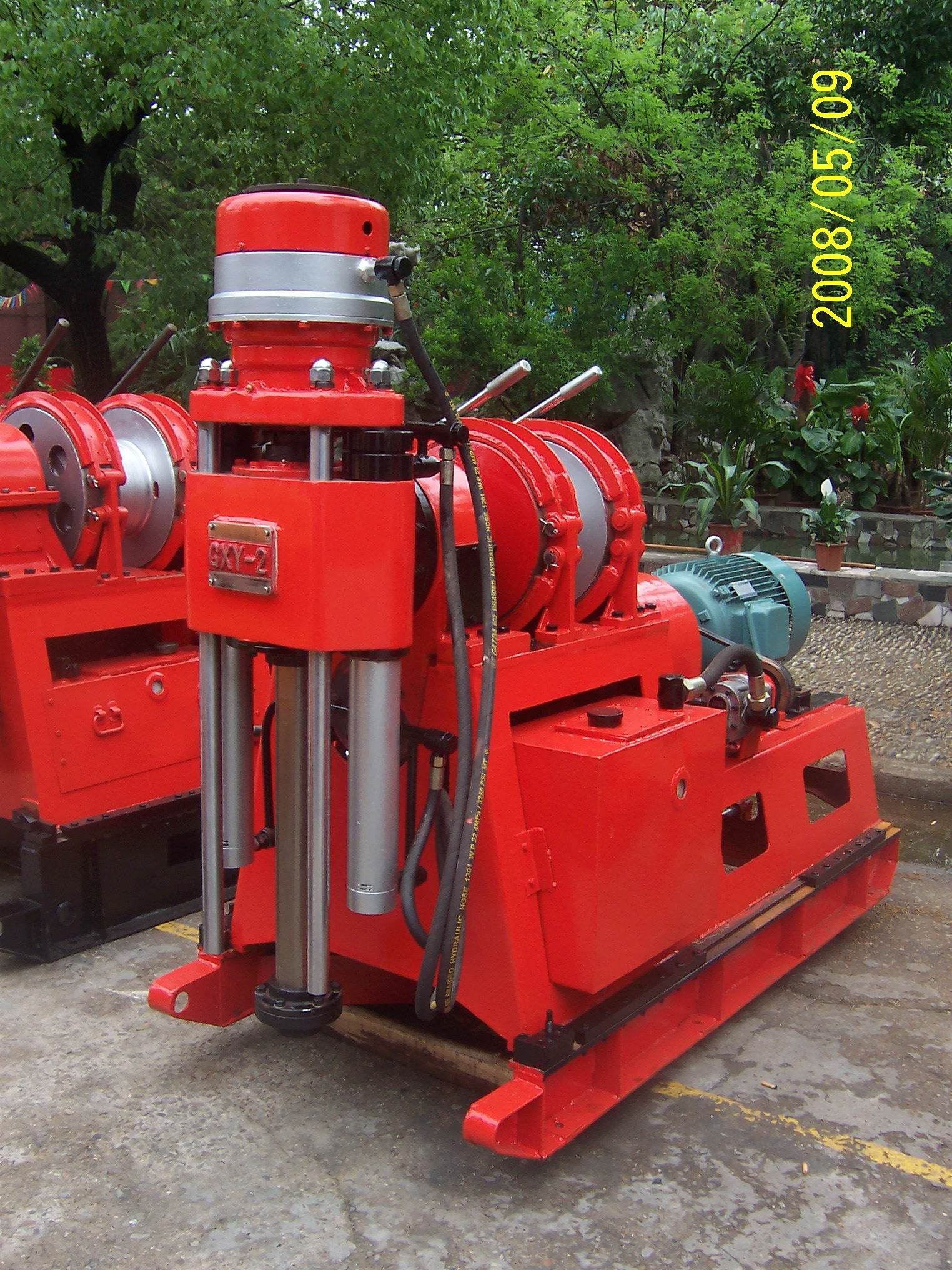 Small Hydraulic chuck Core Drilling Equipment Mechanical drive Quarry Core Drill Rig