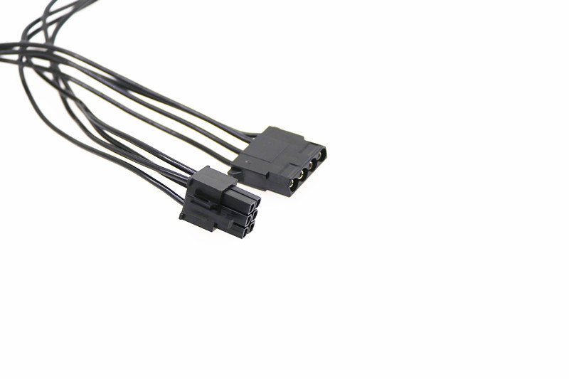 QingSea Power Supply Modular Cable Kit 24 Pin 8Pin 6Pin Length 610mm Black