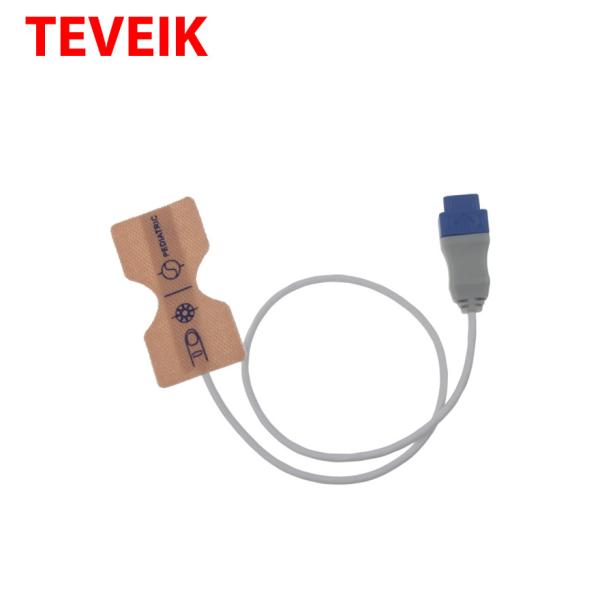 Medical Low Price Disposable GE 9pin TruSat SpO2 Sensor for Adult, 0.45m,