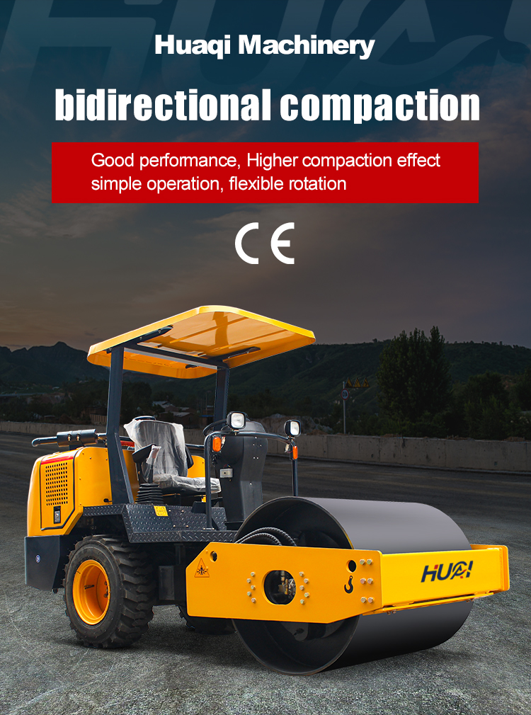 Farms 3.5ton 10 Ton 12 Ton Single Drum Vibratory Road Roller With Hydraulic Vibration