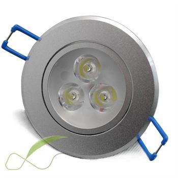 3W 30º High Lumen led downlight replacement, Aluminum led Ceiling Spot lamp
