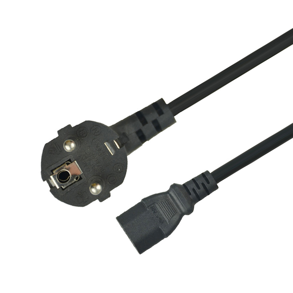1.5M 1.8M Black EU Power Cable
