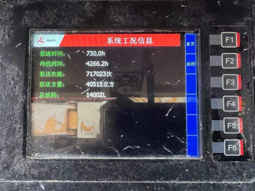 Small Concrete Pump Truck 43 M Produced in 2021