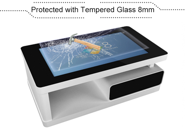 43inch best price tft commercial touchscreen digital totem touch table