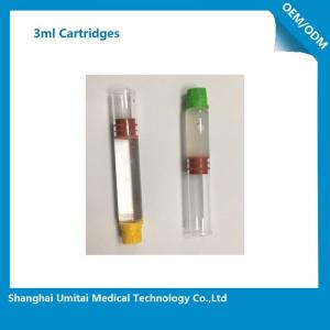 China Pharmaceutical Red Butyl Rubber Glass Cartridge , Local Anesthetic Cartridge on sale
