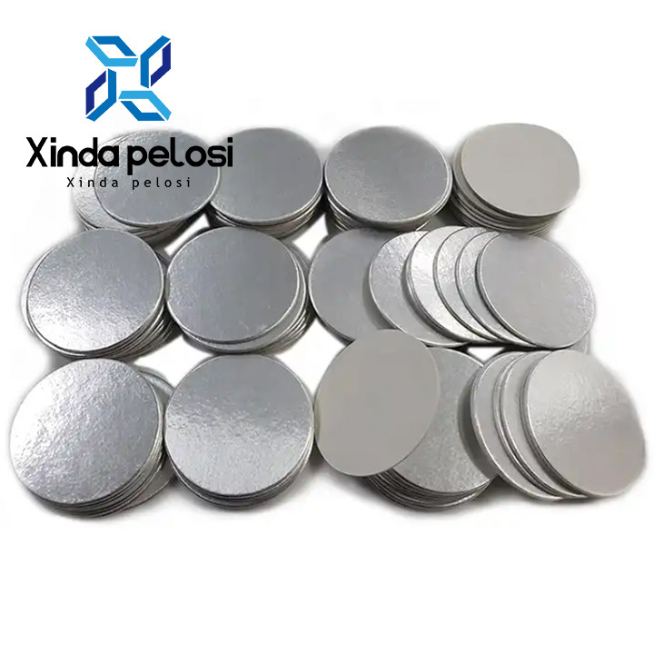 Custom Aluminum Foil Lid Aluminum Foil Seal Induction For Alcohol Sealing Liner