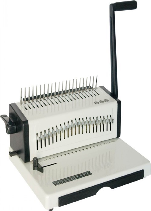 46 Holes Single Loop Comb Binding Machine , Electric Spiral Binding Machine