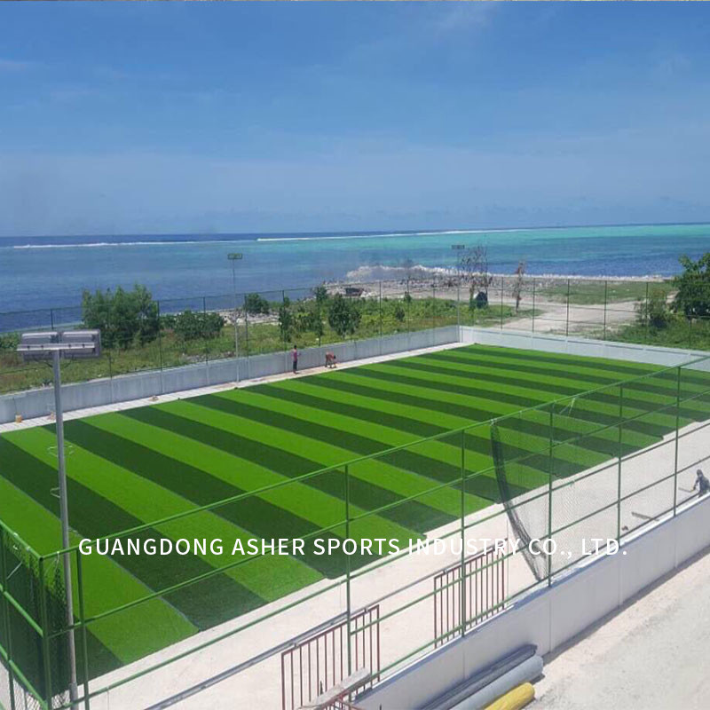 Recyclable Public Astro Turf Pitches , Synthetic Soccer Pitch 12000 Dtex