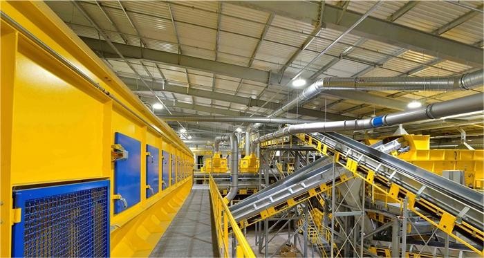 Household Waste Sorting Recycling Equipment Food Waste Recycling Plant