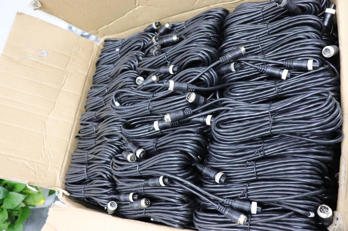 DVR Accessories Aviation Extension Cables 5M Male To Female 4-Pin Backup Camera Cable