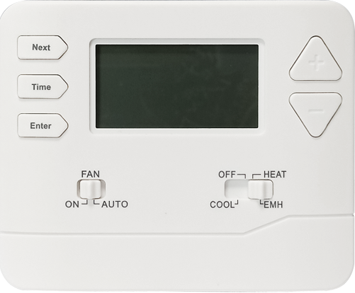 ABS Programmable Room Thermostat in White for Personalized Temperature Settings