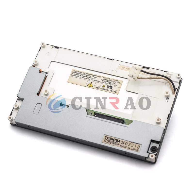 5.8 INCH Toshiba TFD58W40F TFT LCD Screen Display Panel For Car GPS Auto Spare Parts
