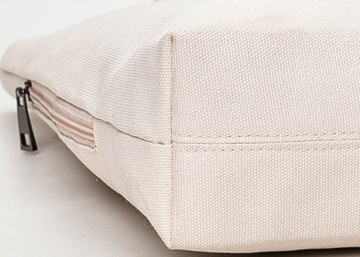 Shopping Stylish Tote Shopper Bag Canvas Eco Friendly With Zipper Closure