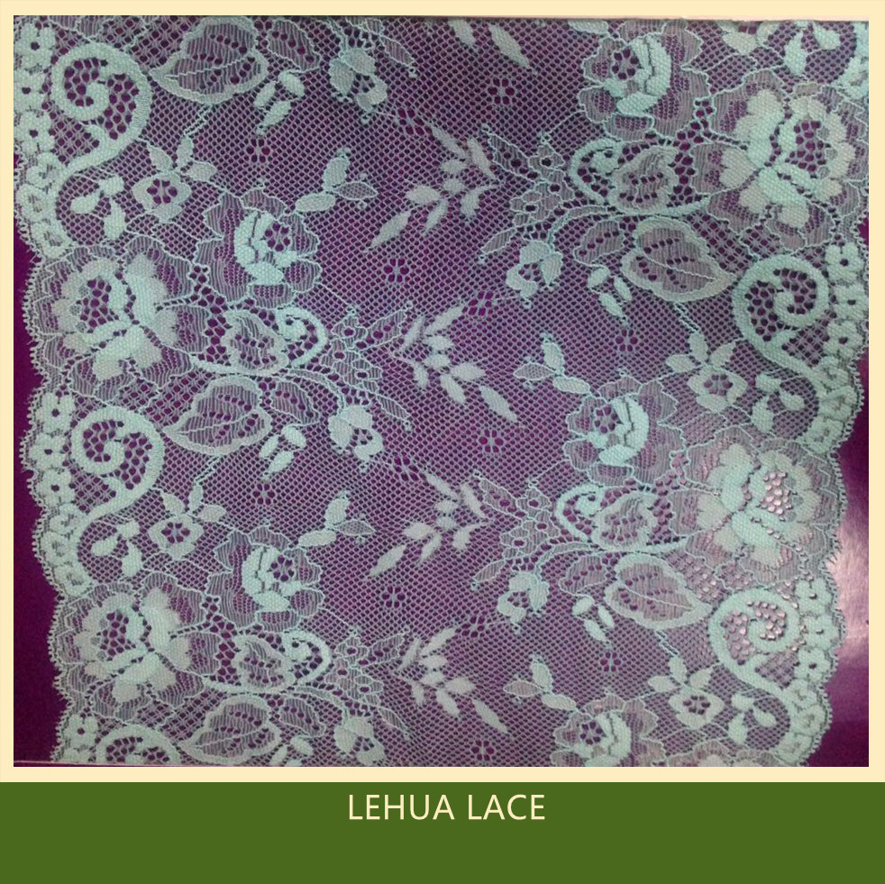 Hot Selling and nice quality Nylon Spandex Stretchy Brazil Lace from China