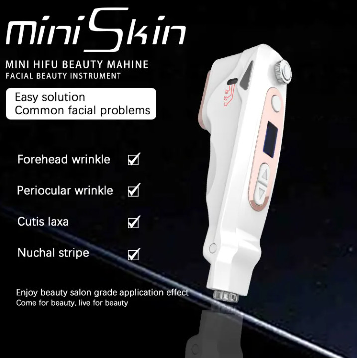 Mini HIFU Anti Wrinkle Anti Aging Face Lift Facial Massager Skin Care Machine