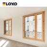 Buy cheap Single Glazed Bronze 6063 Aluminium Casement Window Replacement With Mosquito from wholesalers
