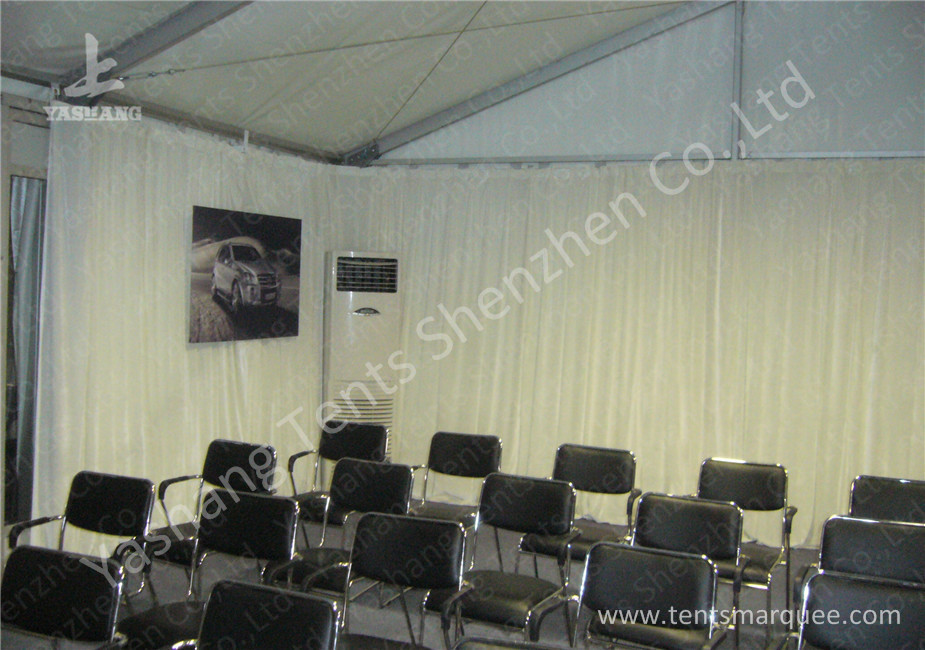 Water Proof White Event Tents , Lining Decoration Outside Canopy Tents For Events