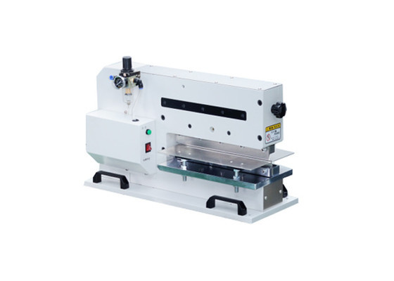Pneumatic PCB Depaneling Machine PCB Depaneling Equipment Linear Guillotine Cutting Blade