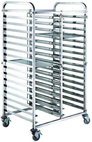 Mobile Commercial Hotel Equipment Bakery Tray Rack Trolley Stainless Steel Food