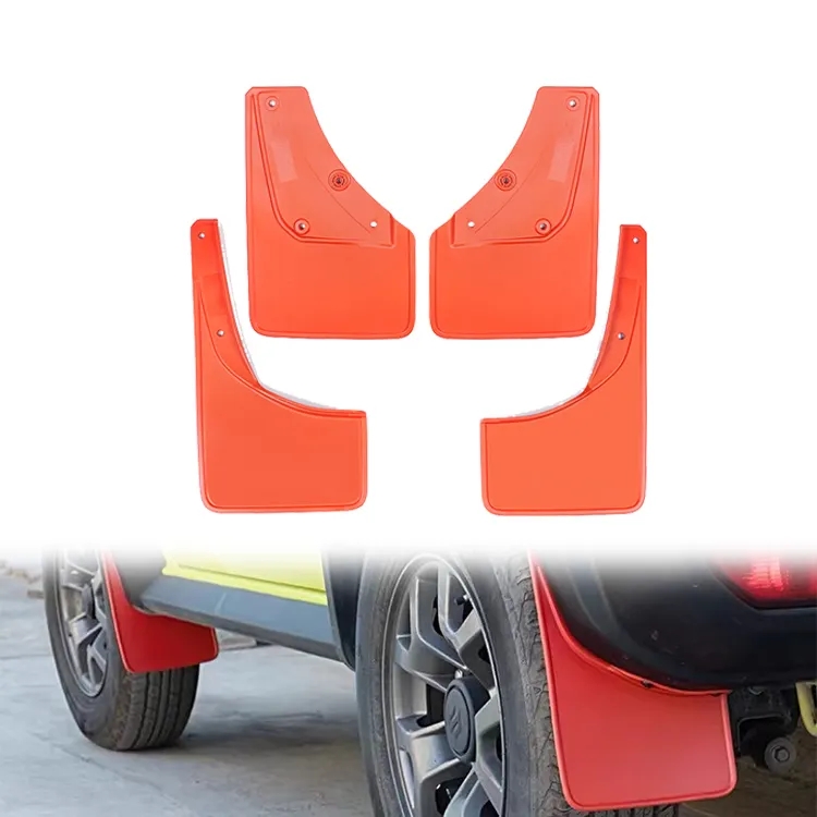 Custom Red Splash Guards Mud Flap for Suzuki Jimny JB64/JB74 2018 Automotive Parts