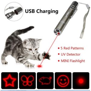 China 7 in 1 function: red laser+ 5  patterns + white flashlight +UV purple ligh on sale