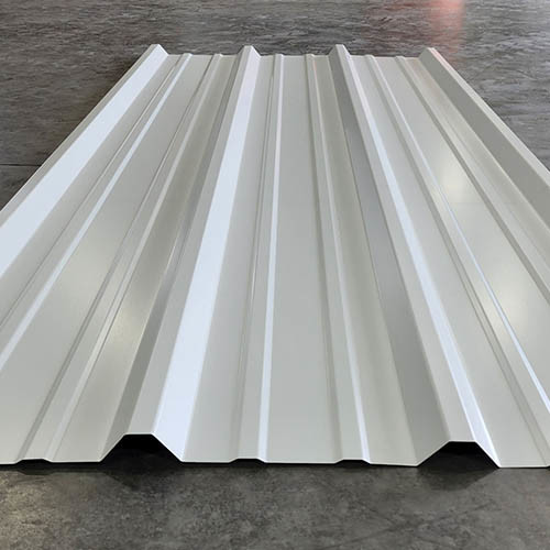 Frost White Cold Room Storage Roof Panel Beckers Paint AZ150 20 Years Warranty Corrugated Sheet Painted Steel Sheets