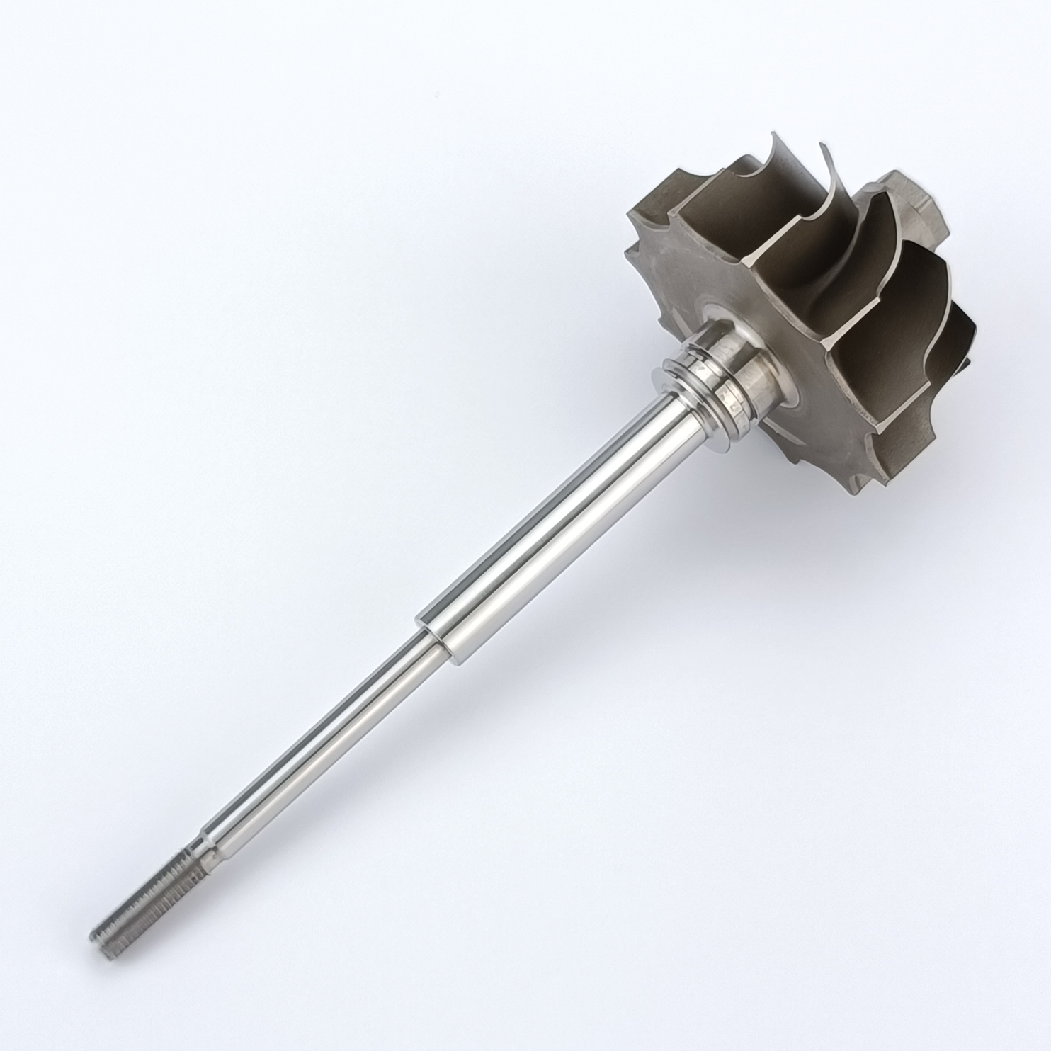 MS-TECH Turbo TB03 cutback Turbine Wheel Shaft 451311-0003 451311-0014 Ind59mm Exd48.7mm Blades11