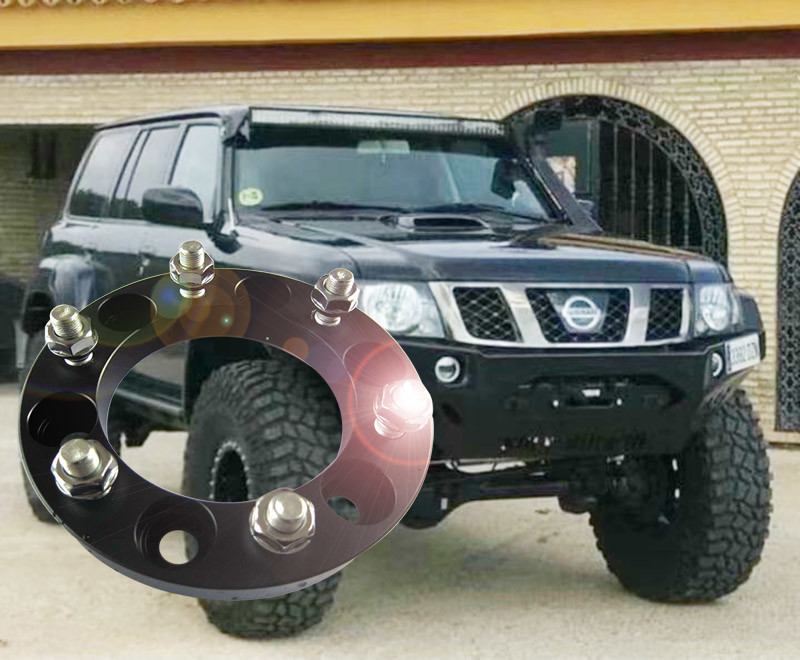 20mm Forged Billet Aluminum Wheel Spacers Bolt Pattern 6x5.5" For NISSAN PATROL Y60 / Y61 TRUCK X-TERRA