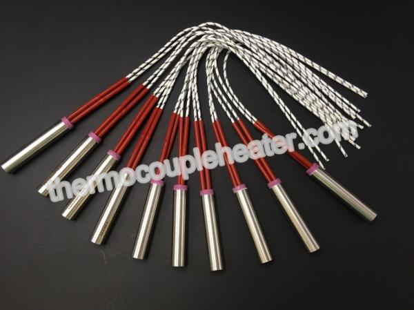 Stainless Steel Metal Sheath Electric Cartridge Heater With Thermocouple For 3D