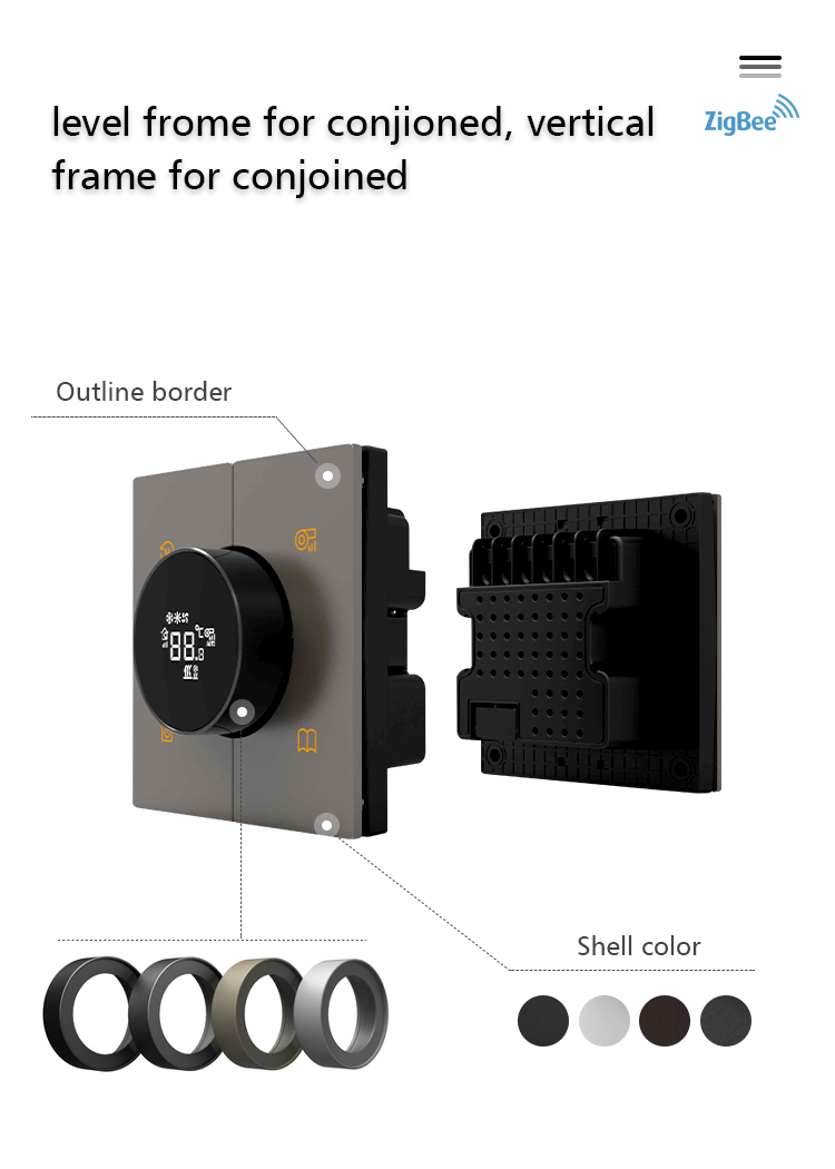 UK Standard Home Smart Thermostat Tuya Zigbee 3.0 Wireless App Control Type