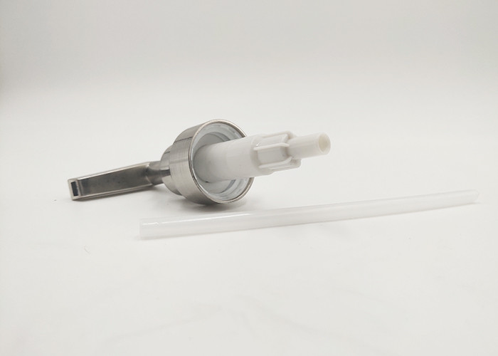 Plastic PP Material Cosmetic Lotion Pump Silk Screen Printing OEM / ODM