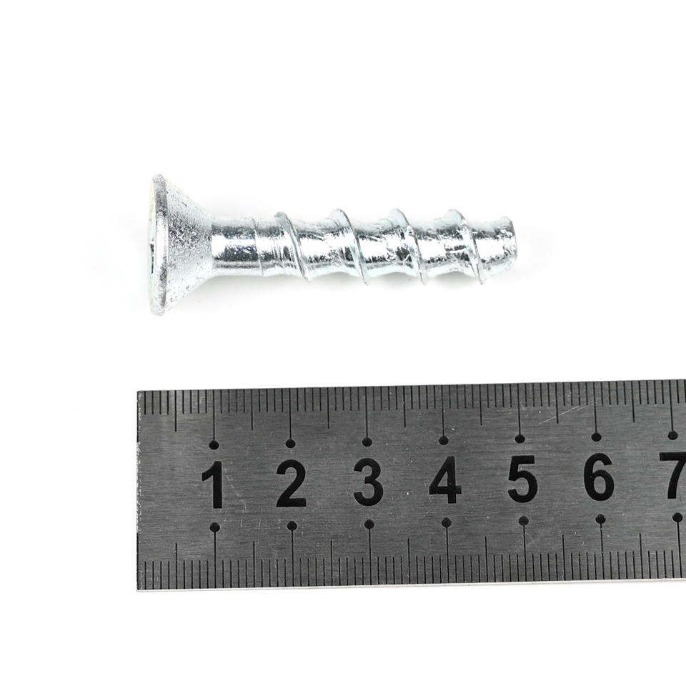 Concrete Anchor Bolts Screw Carbon Steel M8 X50mm Flat Socket Hex Head Concrete Screws