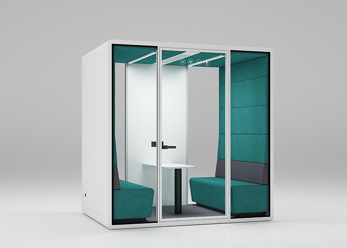 Acoustic Soft Pack office pods Small single pods with L size 4 person meeting pods included sofa color optionalcloth