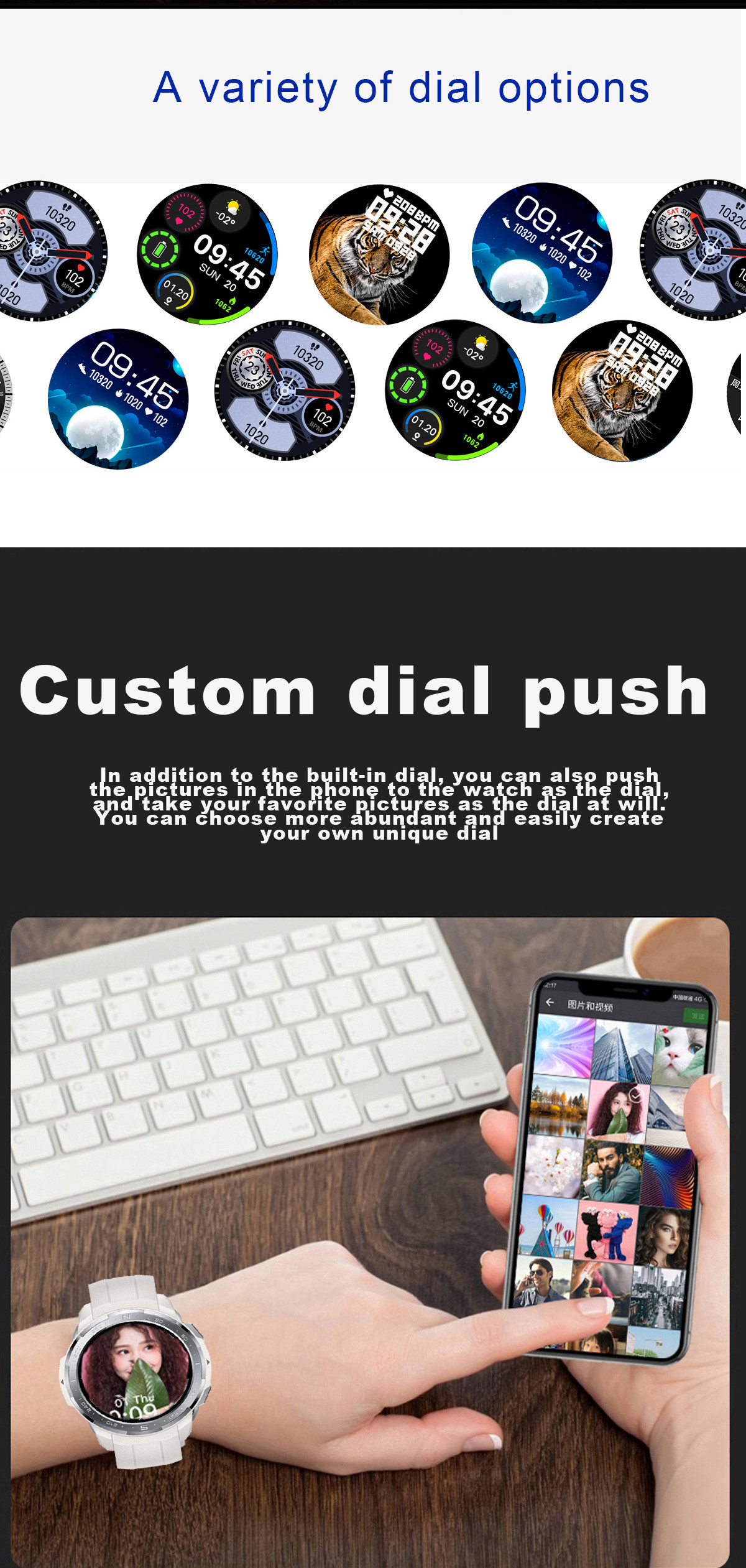 1.39inch Training Android Bluetooth Smart Watch Sedentary Reminder